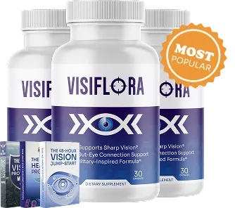 VisiFlora 3-bottle pack — most popular 90-day supply